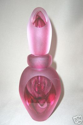 Rose Swirl Perfume Bottle