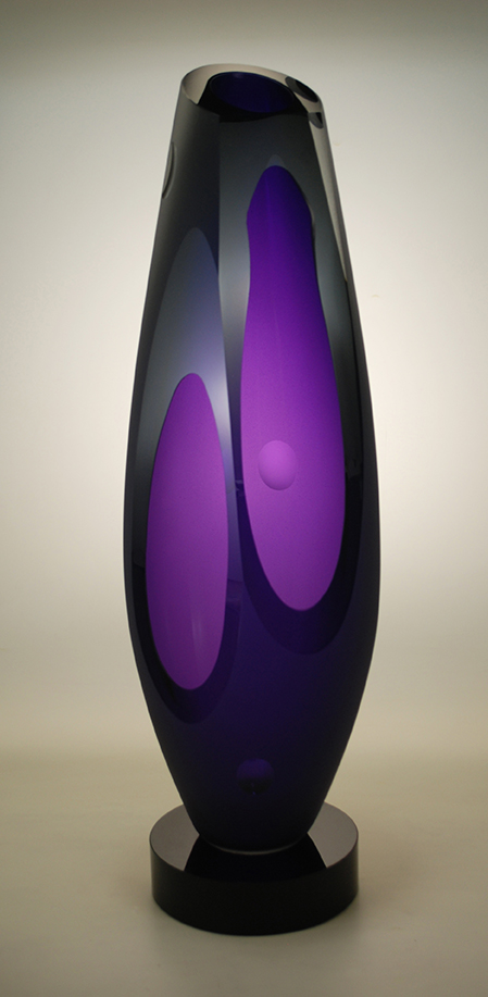 Tall Amethyst Vase