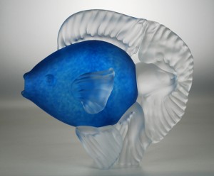 Large Aquamarine Blue Fish
